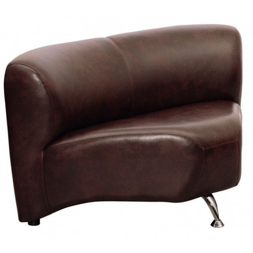 Диван Richman Флорида Кут 780 x 700 x 680H см Титан Dark Brown Коричневий