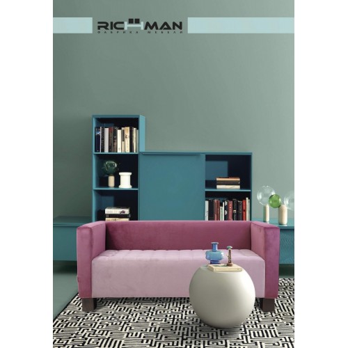 Диван Richman Спейс Двійка 760 x 1500 x 730H см Missoni 021/028 Рожевий