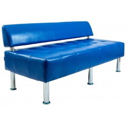 Диван Richman Офіс Двійка 1550 x 680 x 750H см Зі спинкою Rainbow Royal Blue Синій