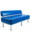 Диван Richman Офіс Двійка 1550 x 680 x 750H см Зі спинкою Rainbow Royal Blue Синій