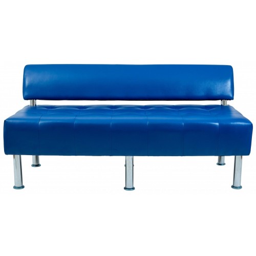 Диван Richman Офіс Двійка 1550 x 680 x 750H см Зі спинкою Rainbow Royal Blue Синій