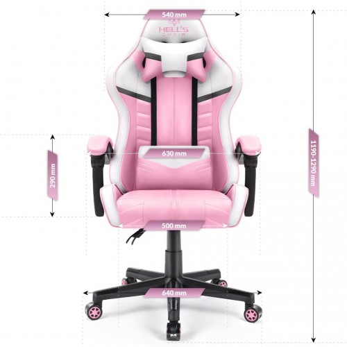 Комп'ютерне крісло Hell's Chair HC-1004 PINK