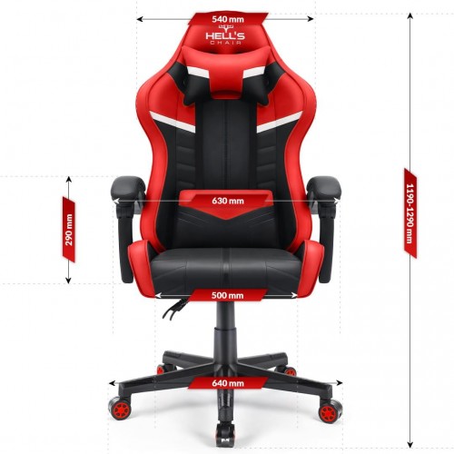 Комп'ютерне крісло Hell's Chair HC-1004 RED