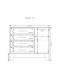 Комод Тиса Мебель 111 Дуб сонома/Белый