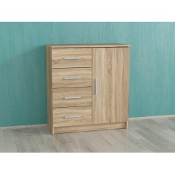 Комод Forte Johan 790x870x350 Дуб сонома