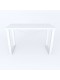 Письмовий стіл Ferrum-decor Драйв 750x1000x700 Білий метал ДСП Білий 32 мм (DRA204)