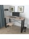 Письмовий стіл Ferrum-decor Драйв 750x1200x700 Чорний метал ДСП Дуб Сонома Трюфель 16 мм (DRA089)