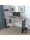 Письмовий стіл Ferrum-decor Драйв 750x1200x700 Чорний метал ДСП Дуб Сонома Трюфель 32 мм (DRA215)