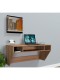 Навесной компьютерный стол Comfy Home AirTable-II LB Mini Орех