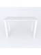 Письмовий стіл Ferrum-decor Драйв 750x1400x600 Білий метал ДСП Білий 16 мм (DRA057)
