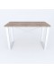 Письмовий стіл Ferrum-decor Драйв 750x1000x700 Білий метал ДСП Дуб Сонома Трюфель 32 мм (DRA208)