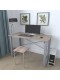 Письмовий стіл Ferrum-decor Драйв 750x1200x700 Сірий метал ДСП Дуб Сонома Трюфель 16 мм (DRA096)