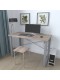 Письмовий стіл Ferrum-decor Драйв 750x1200x700 Сірий метал ДСП Дуб Сонома Трюфель 32 мм (DRA222)