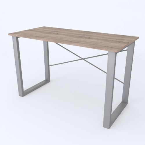 Письмовий стіл Ferrum-decor Драйв 750x1000x700 Сірий метал ДСП Дуб Сонома Трюфель 16 мм (DRA075)