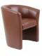 Крісло Richman Бум 650 x 650 x 800H см Zeus Deluxe Bright Brown Коричневе