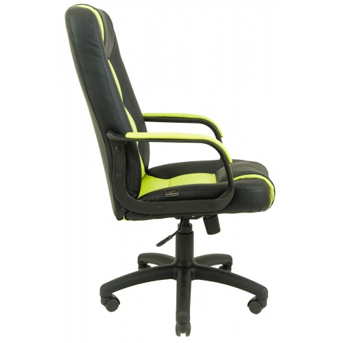 Офісне крісло керівника Richman Челсі Zeus Deluxe Light Green-Black Пластик Річ М3 MultiBlock Чорно-салатове