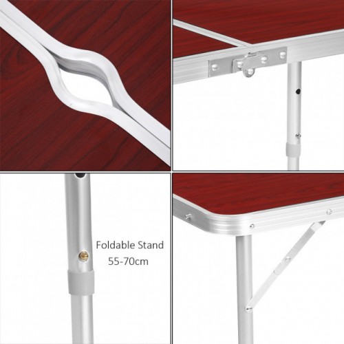 Стіл для пікніка Folding Table Коричневий (258478)